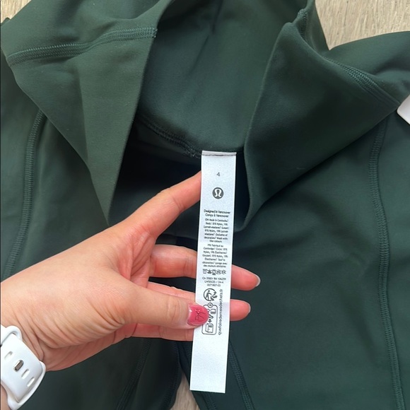 NWT align pant pockets 25" legacy green size 4 lululemon - Picture 4 of 15